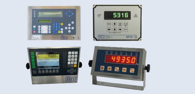 TELL Terminals und Anzeigegeräte – robuste Auswerteeinheiten für industrielle Wägesysteme